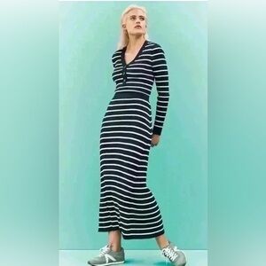 NWT Loft ribbed v neck Henley and skirt set.